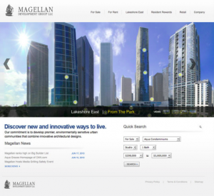 Web Design for Magellan Development Group LLC