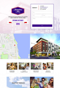 Web Design for Hampton Inn