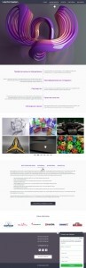 Landing page design for vacuum forming