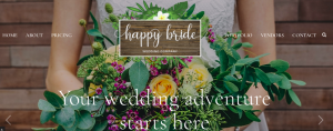 Happy Bride Wedding Company website